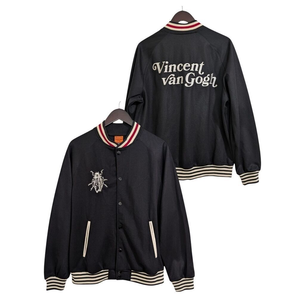 Shoe Palace x Van Gogh Museum Cicada Varsity Bomber Jacket - Size Large